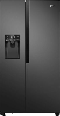 Gorenje NRS9182VB Ψυγείο Ντουλάπα 562lt Total NoFrost Υ179.3xΠ90.8xΒ67.9εκ. Μαύρο