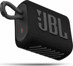 JBL Go 3 Αδιάβροχο Ηχείο Bluetooth 4.2W με 5 ώρες Λειτουργίας Black