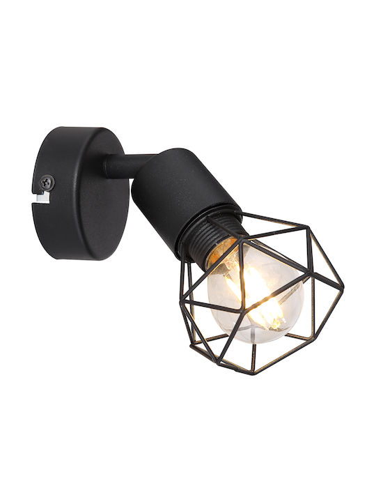 Globo Lighting Xara I Modern Aplică de Perete cu Soclu E14 Negru