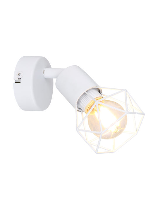 Globo Lighting Xara I Μοντέρνο Φωτιστικό Τοίχου σε Λευκό Χρώμα