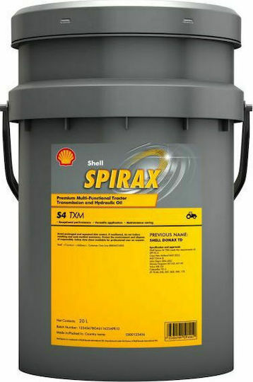 Shell Spirax S4 TXM Βαλβολίνη Αυτοκινήτου για Χειροκίνητο Κιβώτιο Ταχυτήτων 10W-30 20lt