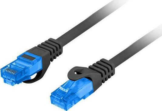 Lanberg S/FTP Cat.6a (Gigabit) Καλώδιο Δικτύου Ethernet 20m Μαύρο