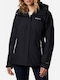 Columbia Bugaboo II Fleece Interchange 3 In 1 Women's Hiking Short Sports Jacket for Winter with Hood Black