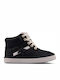 City Flake K Anatomical Leather Kids Boots with Laces Navy Blue