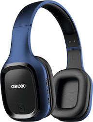 Grixx GROHBT Bluetooth / 3.5mm mit 10 Stunden Betriebszeit Blau