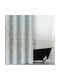 Guy Laroche Yvonne Fabric Shower Grommet Curtain 240x190cm Ocean