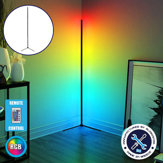 GloboStar LED Φωτιστικό Δαπέδου Υ50xΜ3εκ. με RGB Φως 100lm Μαύρο