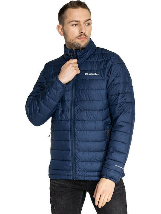 Powder Lite Χειμωνιάτικο Μπουφάν Puffer Navy Μπλε