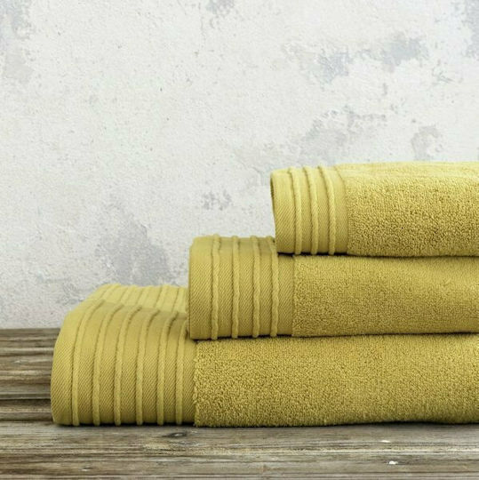 Nima Кърпа за лице Feel Fresh 50x100см. Горчица бежово Тегло 500гр/кв.м