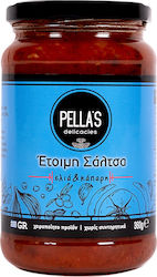 Pella's Delicacies Σάλτσα Μαγειρικής Ντομάτας με Ελιά & Κάπαρη 360gr
