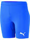 PUMA Liga Baselayer Damen Thermo Shorts Blau