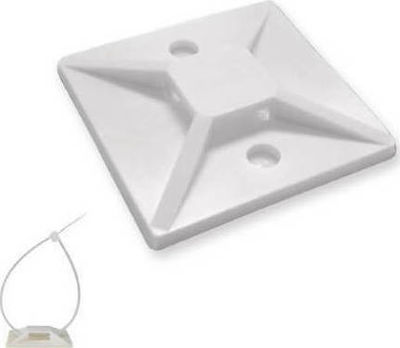 Benman Adhensive Cable Tie Mount White (70875)