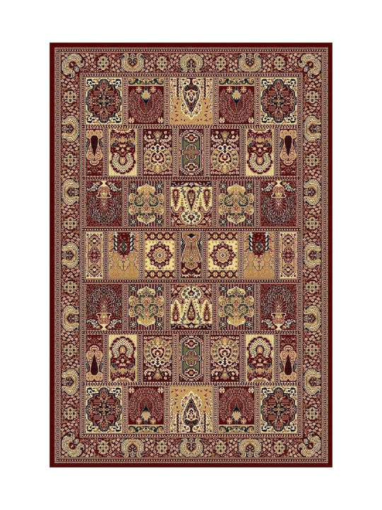 Newplan 6283A Rug Rectangular with Fringes Brown Klassik