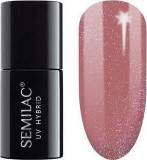 Semilac Classic Ημιμόνιμο Βερνίκι Νυχιών Shimmer Dust Caramel 321 7ml