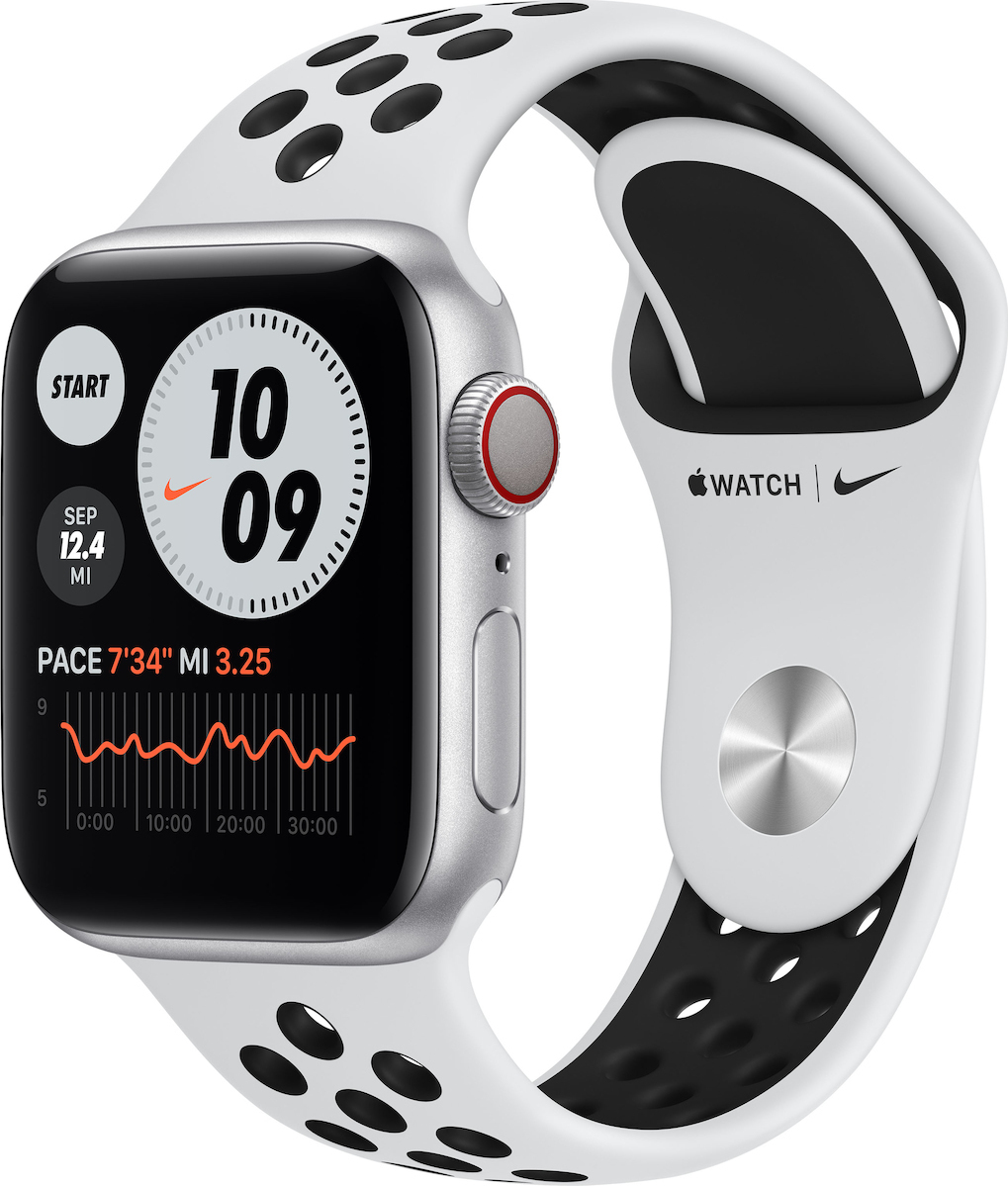 Apple Watch Series 6 Nike Cellular 40mm (Platinum/Black) | Skroutz.gr