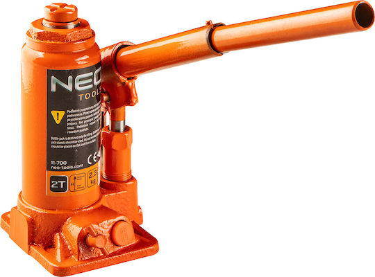 Neo Tools Hydraulic Bottle Jack with Lifting Capacity up to 30.8cm and Weight Capacity up to 2 Tons