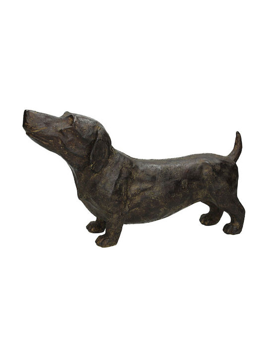 Zaros Διακοσμητικό Σκυλάκι Πολυρητίνης 31x8x17cm