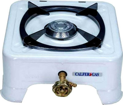 Calfer Gas ΤΑ-010 Liquid Gas Countertop Single Burner White