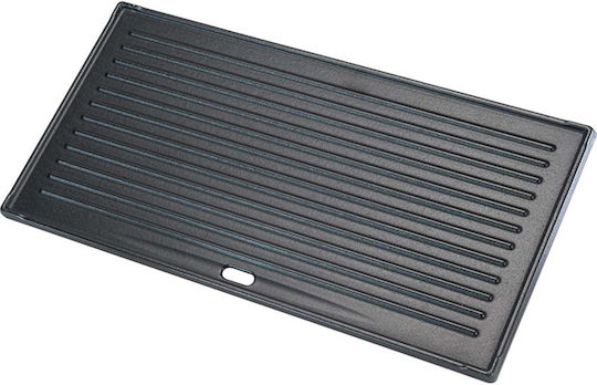 Bormann BBQ1200 Baking Plate Double Sided with Cast Iron Flat & Grill Surface 44x22.5cm