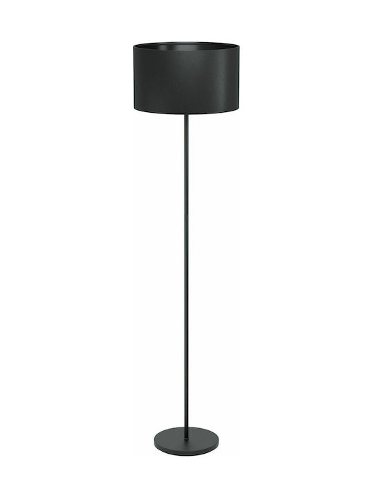 Eglo Maserlo 1 Κλασικό Φωτιστικό Δαπέδου Υ151.5xΜ38εκ. με Ντουί για Λαμπτήρα E27 σε Μαύρο Χρώμα