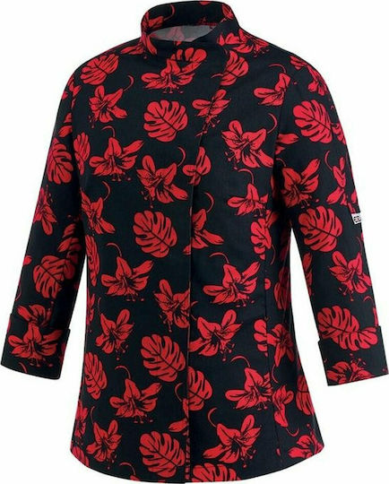 Egochef Coat Chef 100% Cotton made Female Multicolour with Long Sleeve