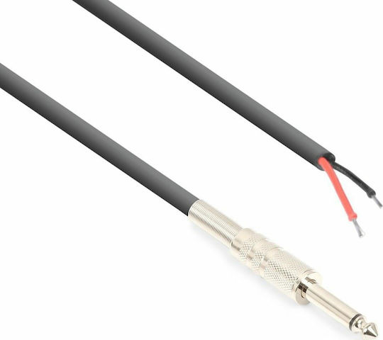 Power Dynamics Cable Ατερμάτιστο - 6.3mm male 6m (CASPE112)