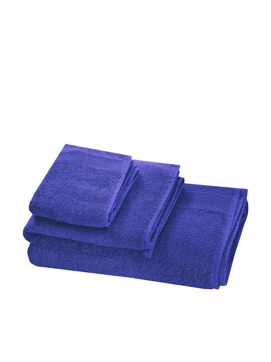 Marwa Bath Towel 75x150cm Μπλε 530gr/m²