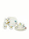 Alpina Appliances Beige Ceramic Dinnerware Set 16pcs