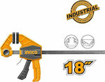 Ingco HQBC01603 Αυτόματος Σφιγκτήρας Σκανδάλης με Μέγιστο Άνοιγμα 450mm