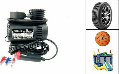 Τρόμπα Αυτοκινήτου 300PSI με Καλώδιο Αναπτήρα 12V