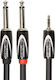 Roland Black Series Cable 2 x 6.3mm male - 3.5mm male 4.5m (RCC-15-3528V2)