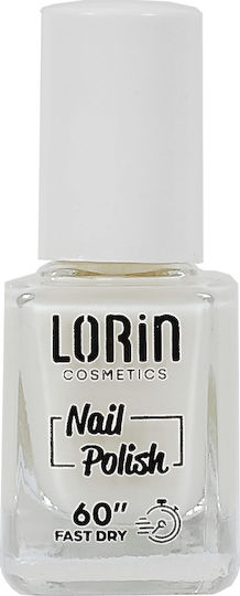 Lorin Fast Dry Polish 60" Glossy Βερνίκι Νυχιών Quick Dry Διάφανο 103 13ml