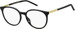 Marc Jacobs Plastic Eyeglass Frame Black MARC 511 807