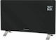 Morris Convector Heater Floor 2400W with Electronic Thermostat and WiFi 86.5x47.5cm Black