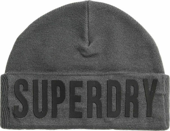 Surplus Silicone Beanie Beanie Knitted in Gray color