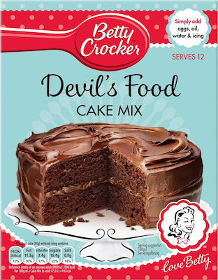 Betty Crocker Amestec pentru tort Devil's Food cu Aromă de Ciocolată pentru Tort 425gr