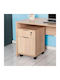 Schublade Büro Rio mit Rollen & Schloss Sonoma 41x41x61cm