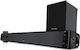 Sonic Gear BT5500 Soundbar 40W 2.1 with Wireless Subwoofer and Remote Control Black