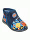 Adam's Shoes Παιδικές Παντόφλες Μποτάκια Μπλε