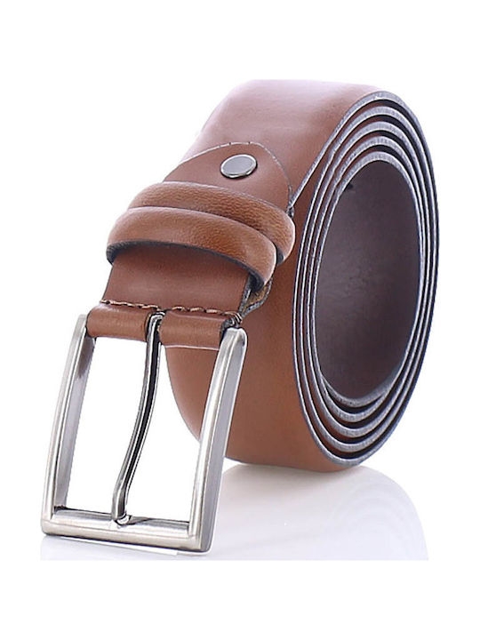 Guy Laroche GL-102 Men's Leather Belt Tabac Brown