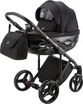 Adamex Chantal Adjustable 3 in 1 Baby Stroller Suitable for Newborn Black