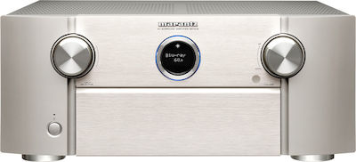 Marantz SR7015 Amplificator Home Cinema cu Radio 4K/8K 9.2 Canale 125W/8Ω 200W/6Ω cu HDR și Dolby Atmos Argint