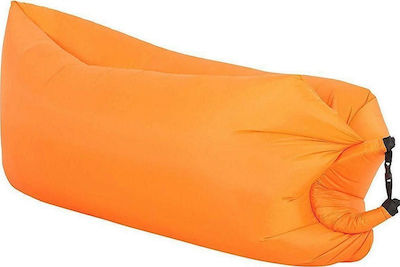 Inflatable Air Sofa Inflatable Lazy Bag Orange 185cm