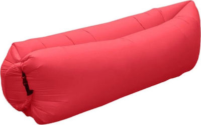 Inflatable Air Sofa Φουσκωτό Lazy Bag Κόκκινο 190εκ.
