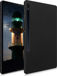 KWmobile Coperta din spate Silicon Black Matte (Galaxy Tab S7+) 52923.01
