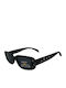 Mohiti Peace Ochelari De Soare Pentru Femei Cu Ramă Din Plastic Negru Alb Polarized