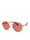 Mohiti Hot Shot AK17095 Women's Sunglasses with Pink Metal Frame and Pink Polarized Lens