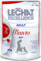 Monge Le Chat Excellence Wet Food for Adult Cat in Pouch with Beef 100gr