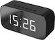 Setty Tabletop Digital Clock with Alarm Black GB-200