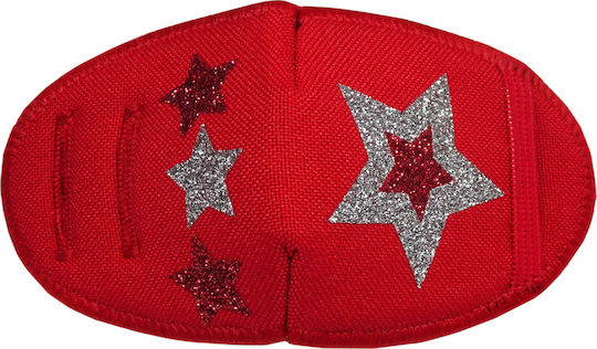 Kayfunpatch Glitter Hearts Οφθαλμικό Επίθεμα για Παιδιά σε Κόκκινο χρώμα 11.8x6cm 1τμχ